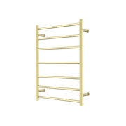Mecca 240V 7 Bar Heated Towel Ladder Brushed Gold gallery detail image