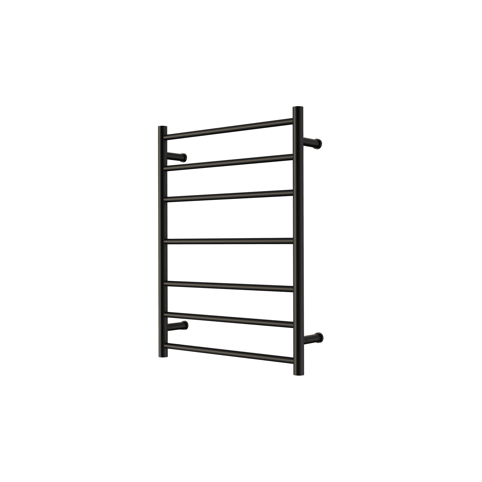 Mecca 240V 7 Bar Heated Towel Ladder Matte Black gallery detail image