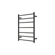 Mecca 240V 7 Bar Heated Towel Ladder Matte Black gallery detail image