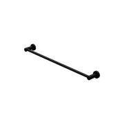 Mecca Single Towel Rail 600mm Matte Black gallery detail image