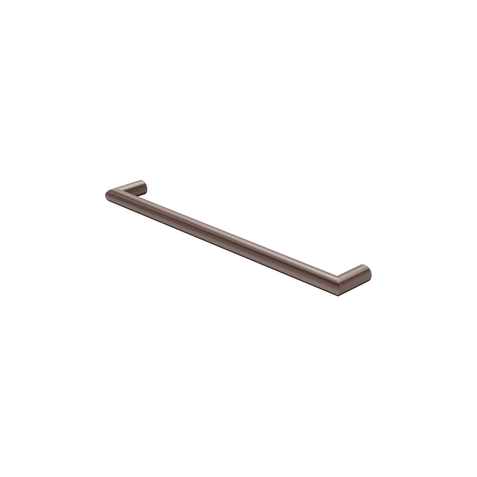 Mecca 240V Single Heated Towel Rail Brushed Bronze gallery detail image