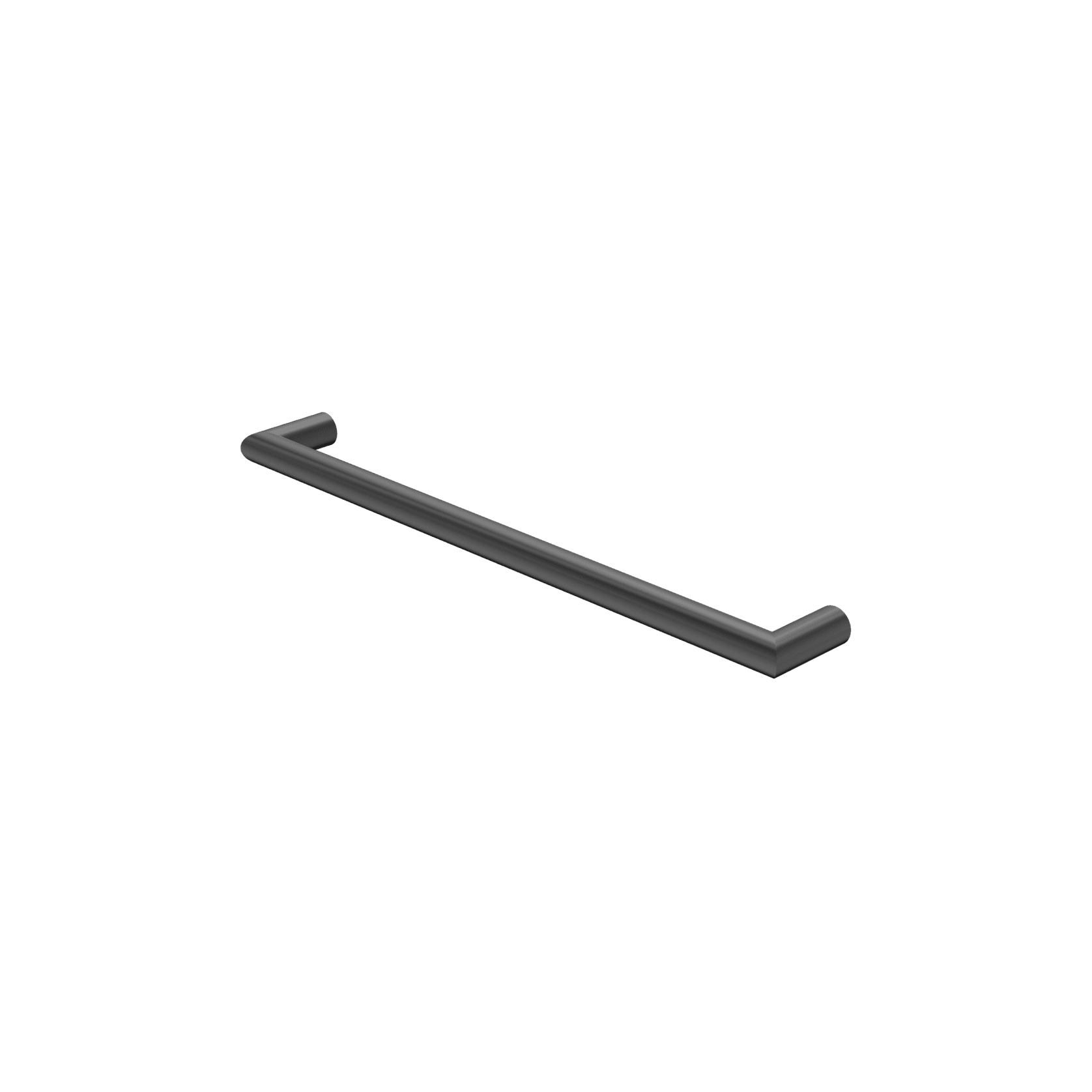 Mecca 240V Single Heated Towel Rail Graphite gallery detail image