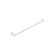 Mecca Single Towel Rail 800mm Matte White gallery detail image