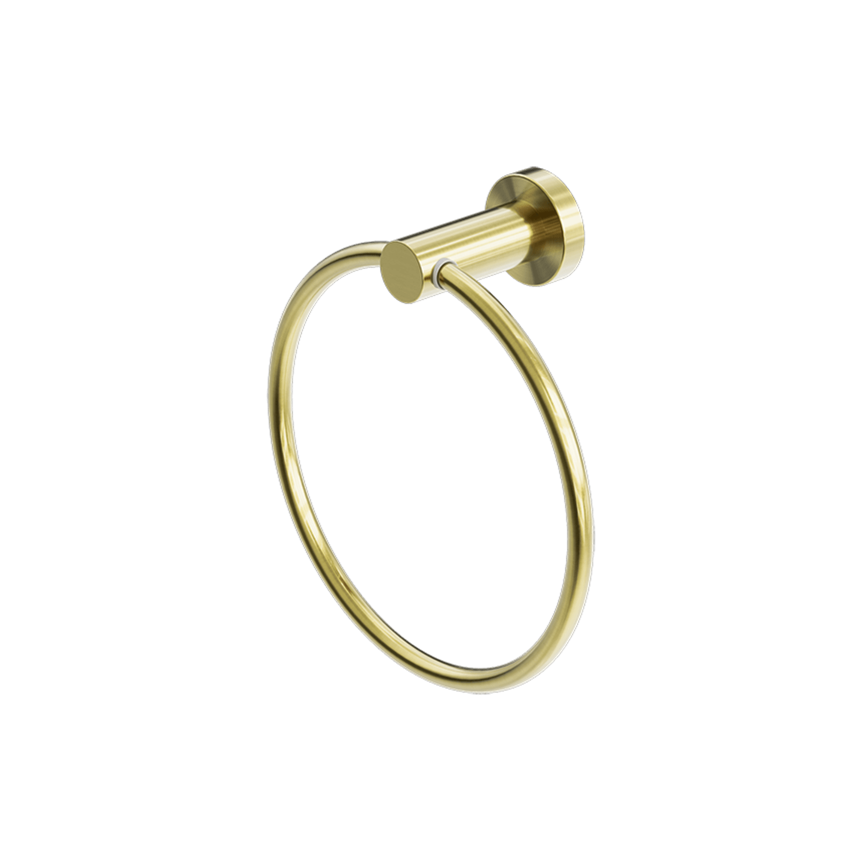 Mecca Hand Towel Ring Brushed Gold gallery detail image