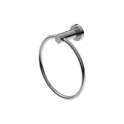 Mecca Hand Towel Ring Chrome gallery detail image