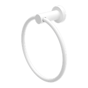 Mecca Hand Towel Ring Matte White gallery detail image