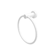 Mecca Hand Towel Ring Matte White gallery detail image