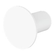 Mecca Robe Hook II Matte White gallery detail image