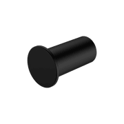 Mecca Robe Hook Slim Matte Black gallery detail image