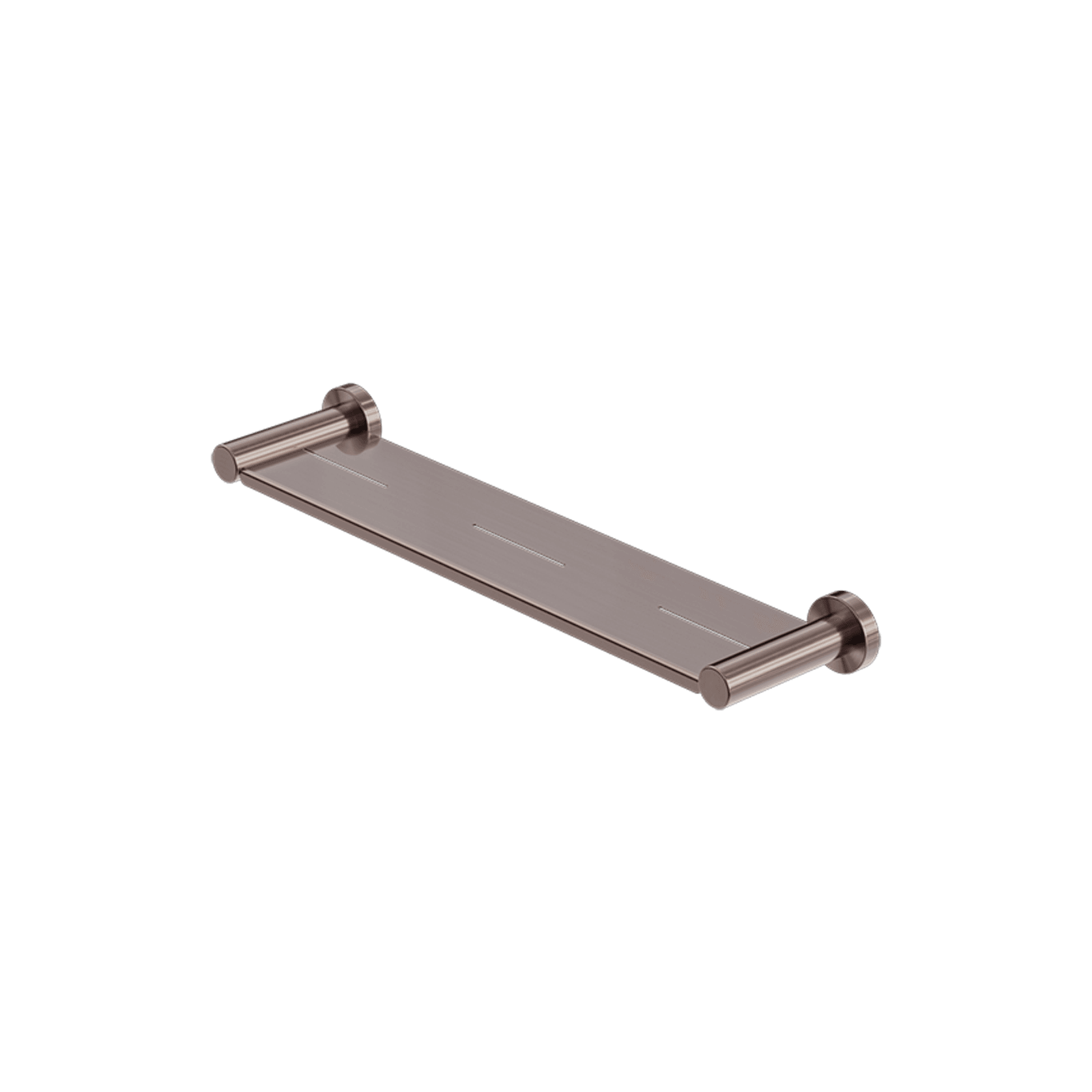 Mecca Metal Shower Shelf Brushed Bronze gallery detail image