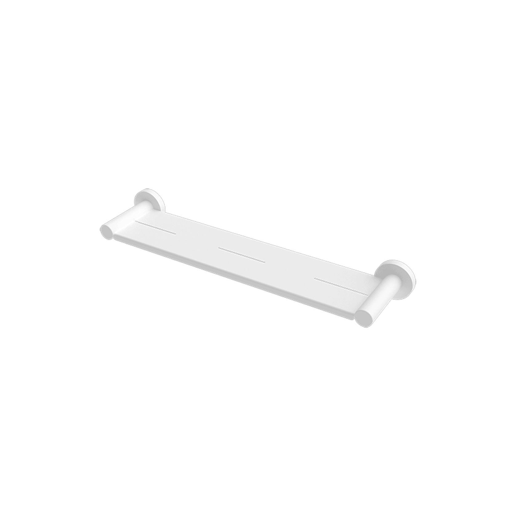 Mecca Metal Shower Shelf Matte White gallery detail image