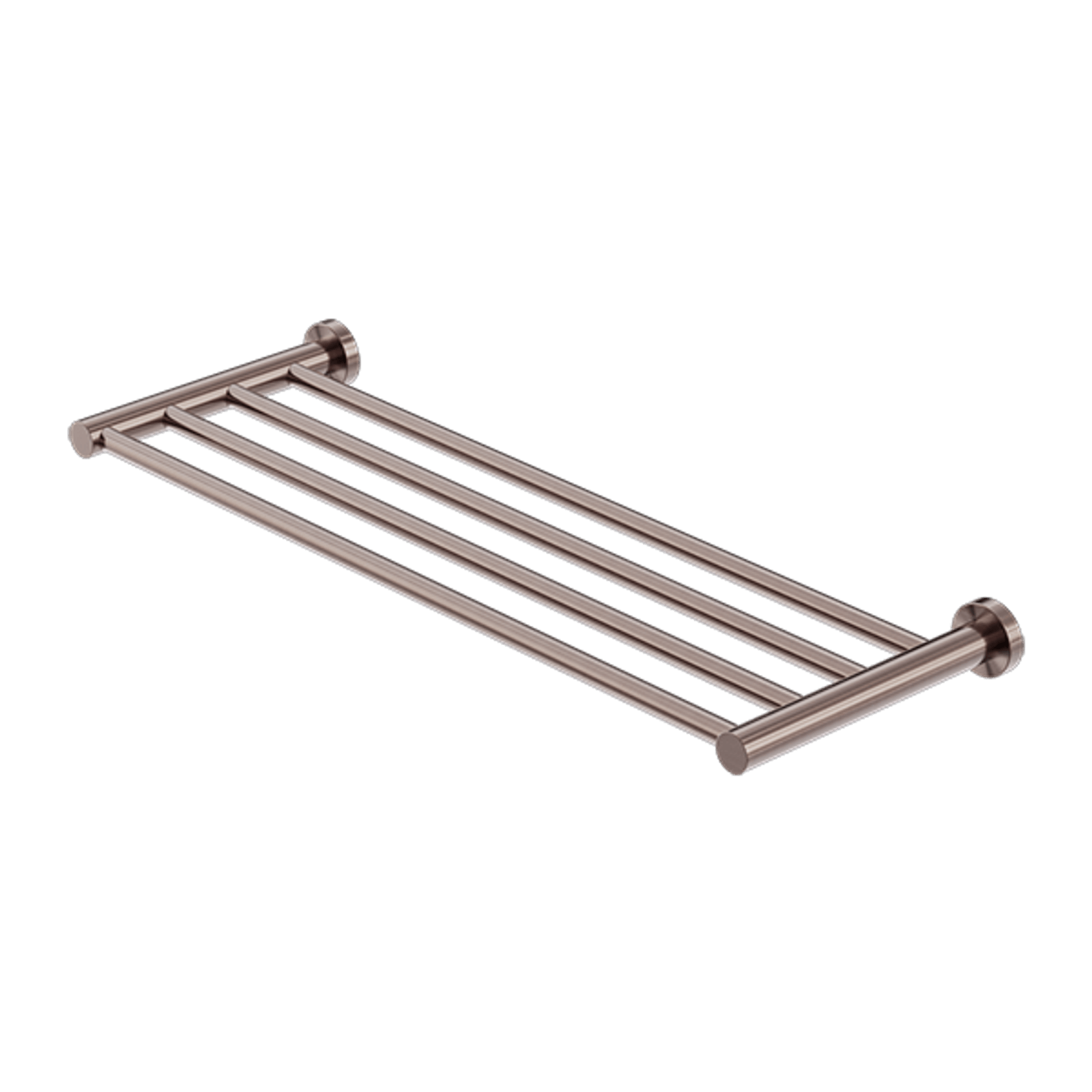 Mecca Towel Rack Brushed Bronze gallery detail image
