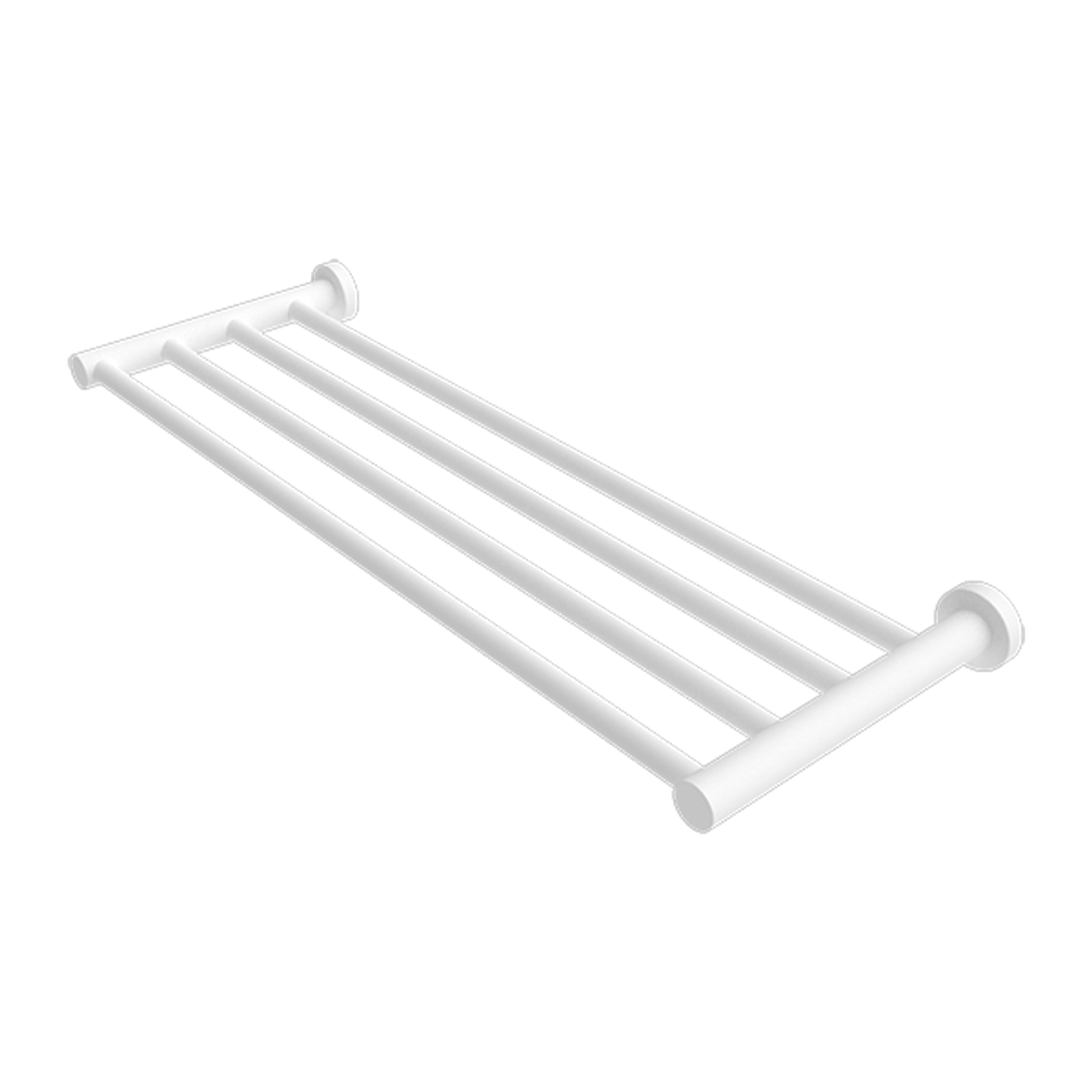 Mecca Towel Rack Matte White gallery detail image