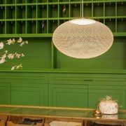 NR2 Medium Suspension Lamp - White gallery detail image