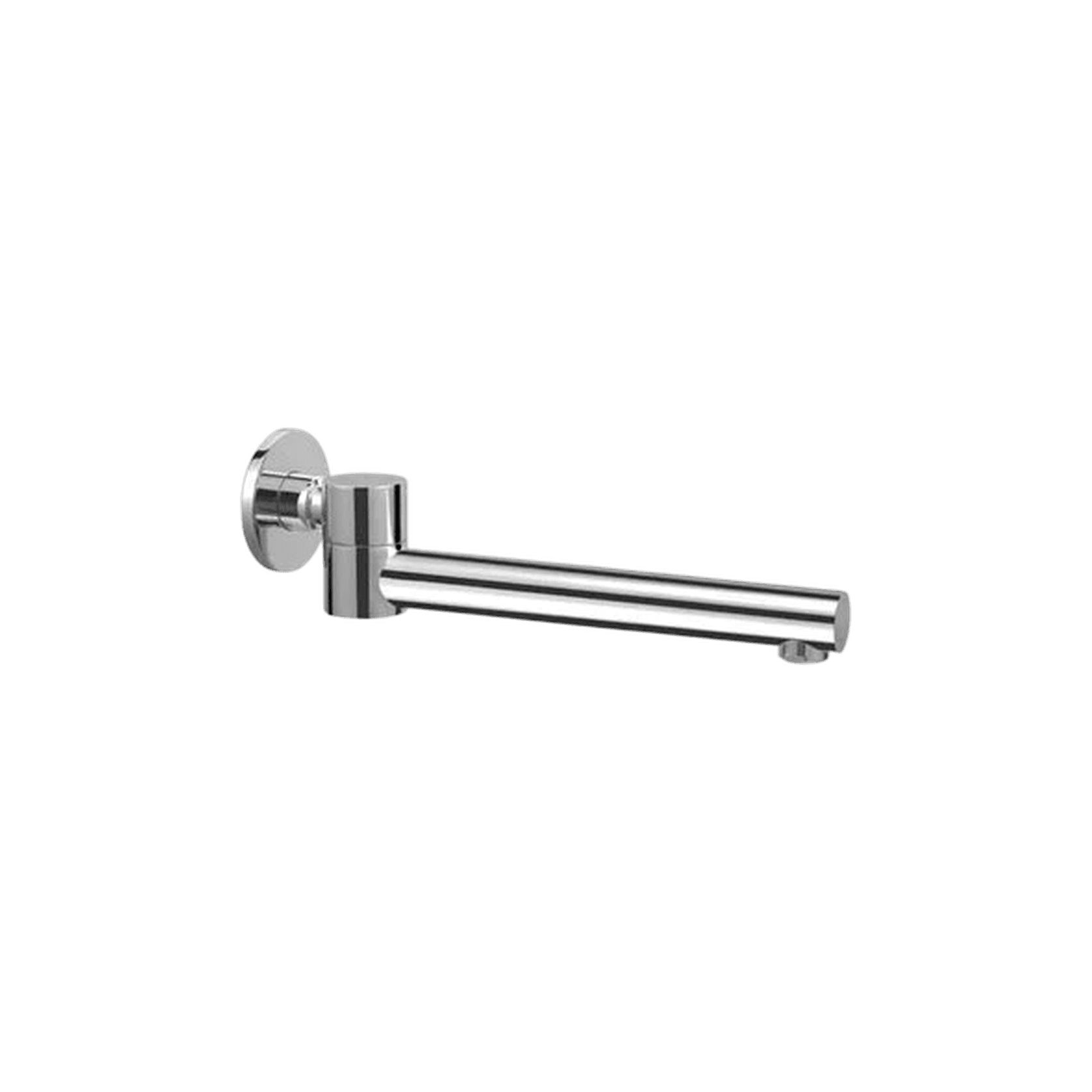 Dolce Wall Mounted Swivel Bath Spout Only Chrome gallery detail image