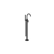 Mecca Round Freestanding Mixer With Hand Shower Matte Black gallery detail image