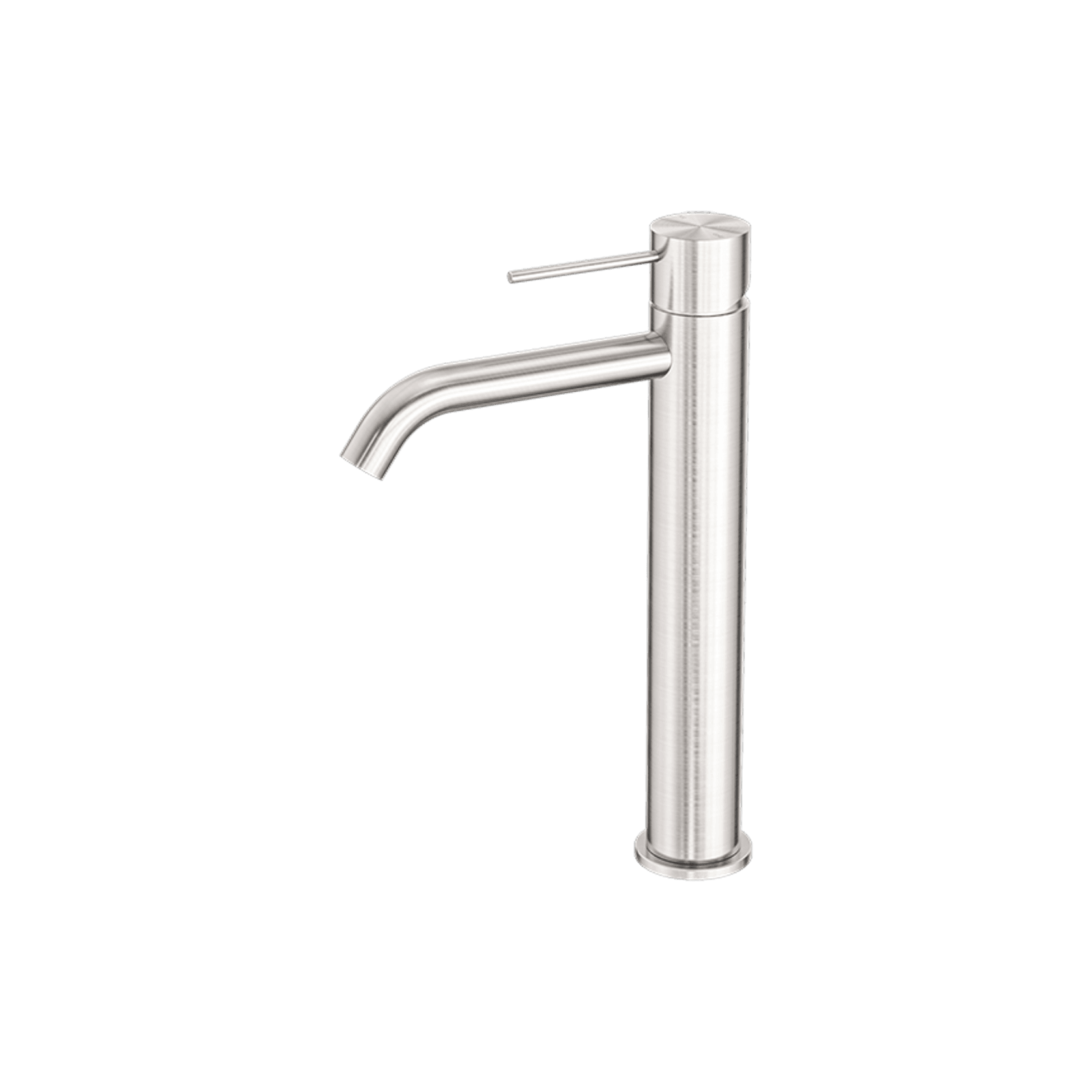 Mecca Tall Basin Mixer Brushed Nickel gallery detail image