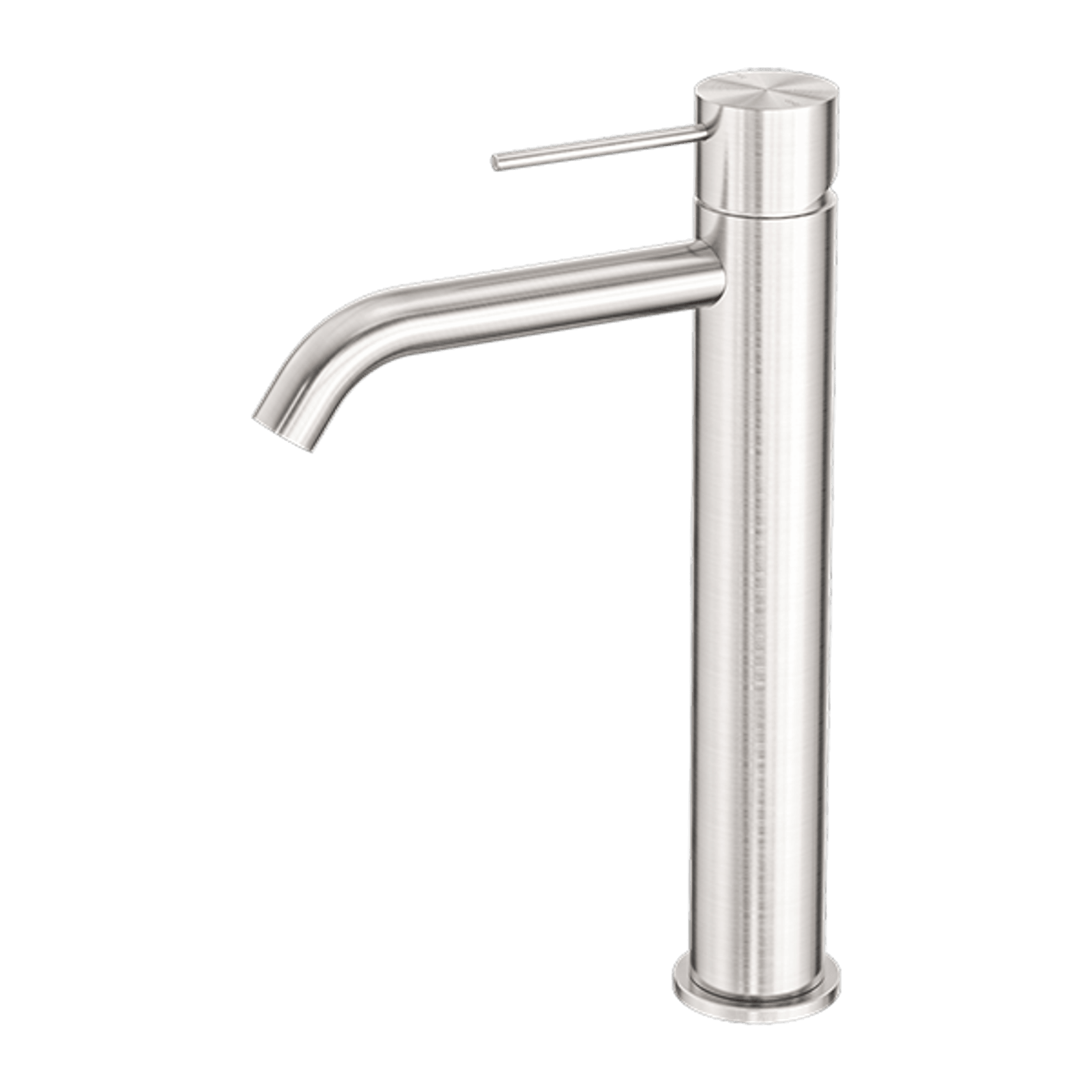 Mecca Tall Basin Mixer Brushed Nickel gallery detail image