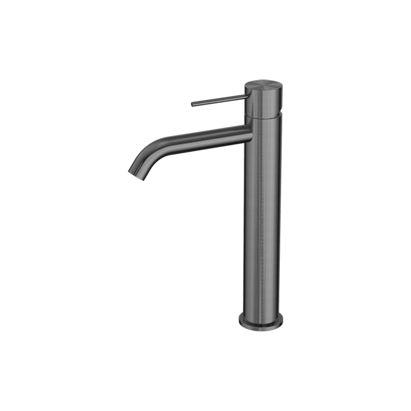 Mecca Tall Basin Mixer Gun Metal gallery detail image