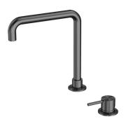 Mecca Hob Basin Mixer Square Swivel Spout Gun Metal gallery detail image