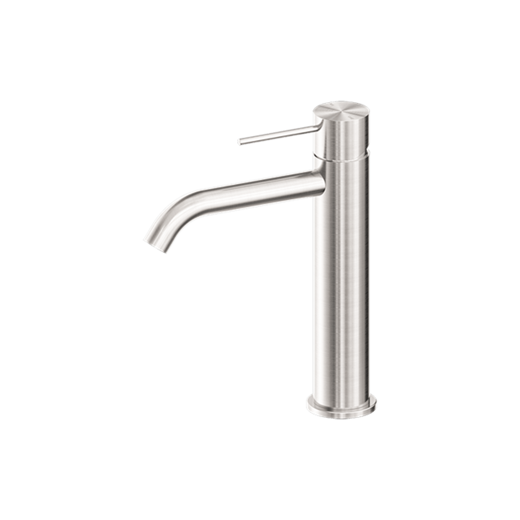 Mecca Mid Tall Basin Mixer Brushed Nickel gallery detail image