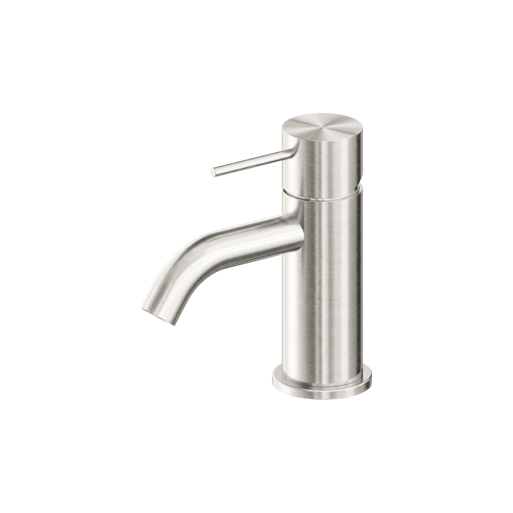 Mecca Mini Basin Mixer Brushed Nickel gallery detail image