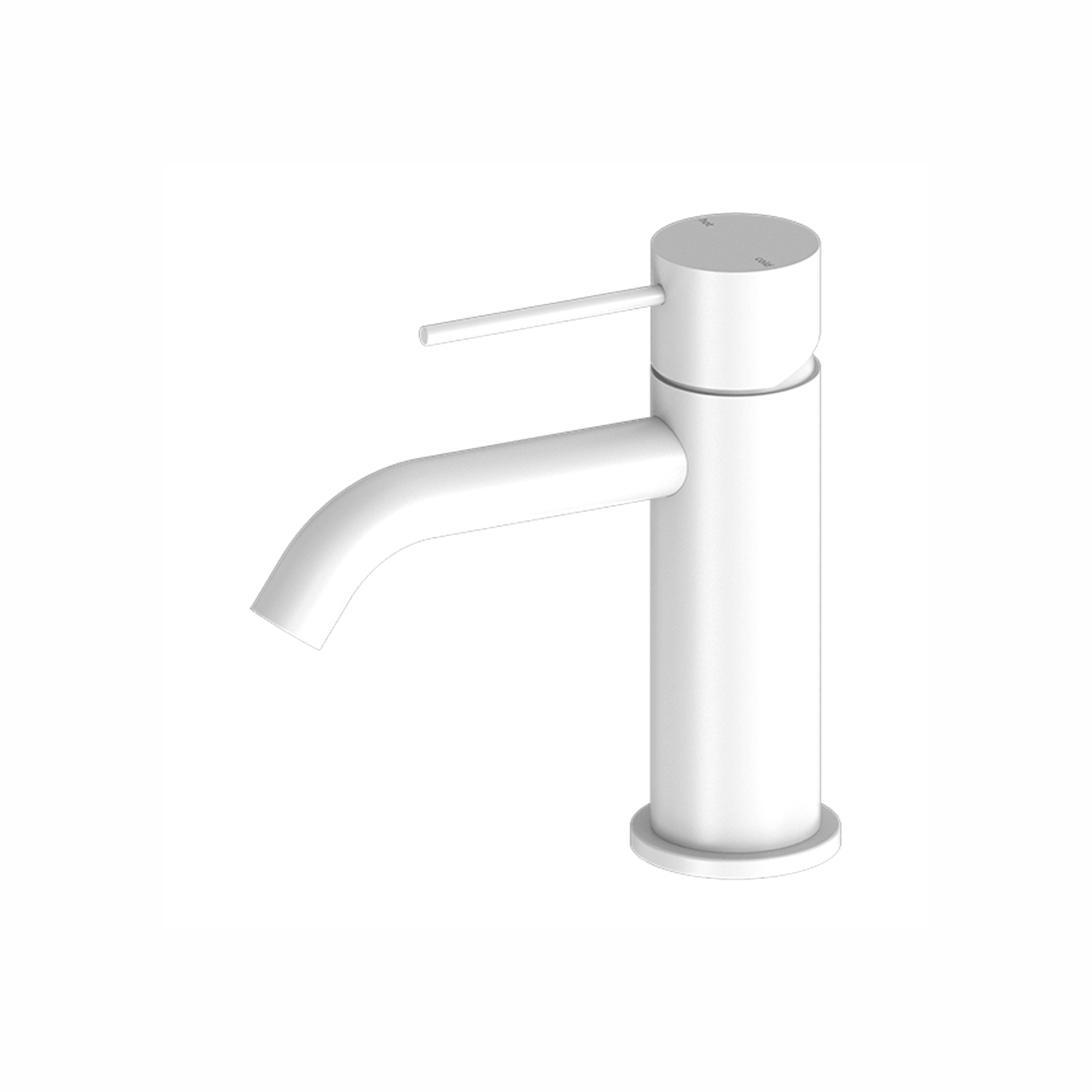 Mecca Basin Mixer Matte White gallery detail image