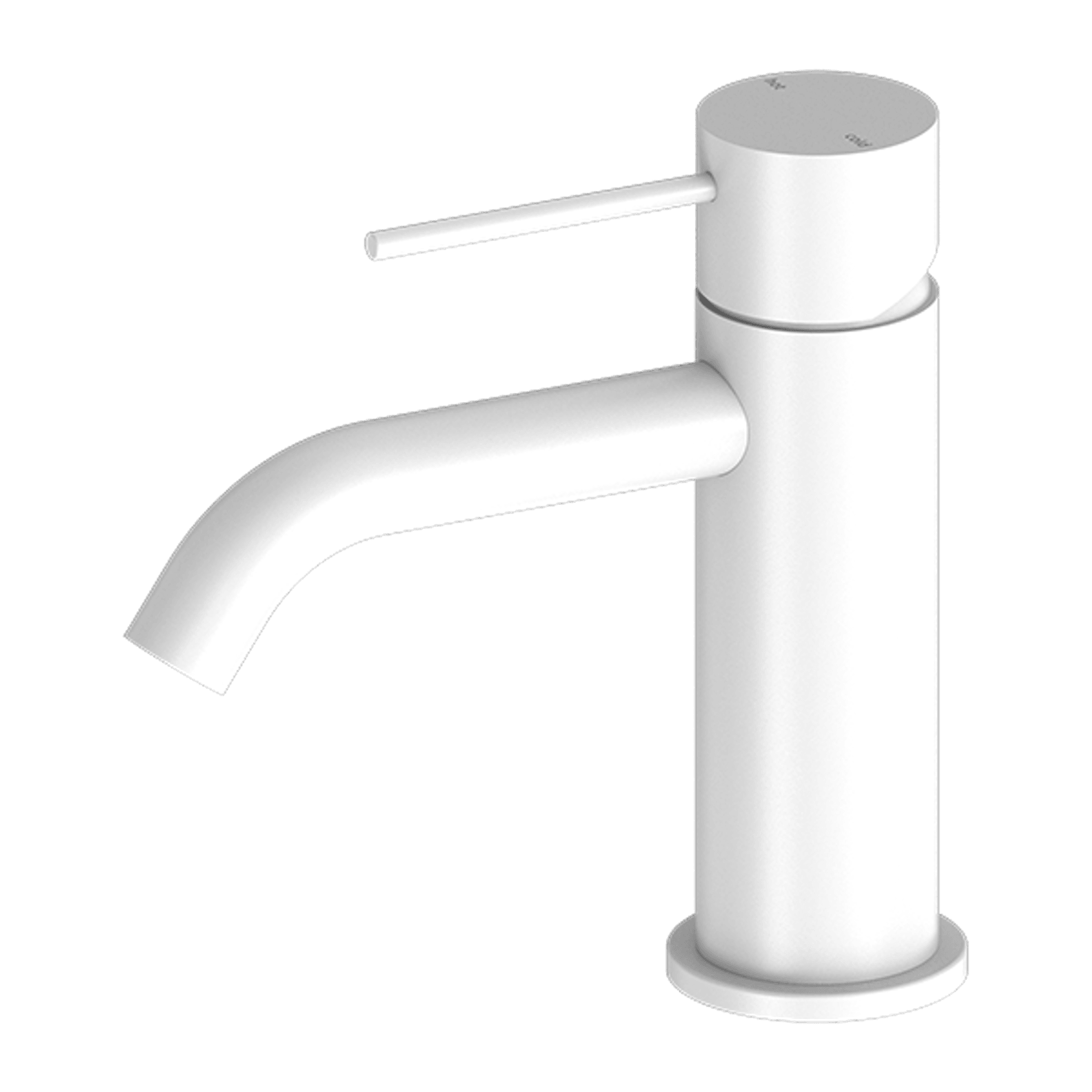 Mecca Basin Mixer Matte White gallery detail image
