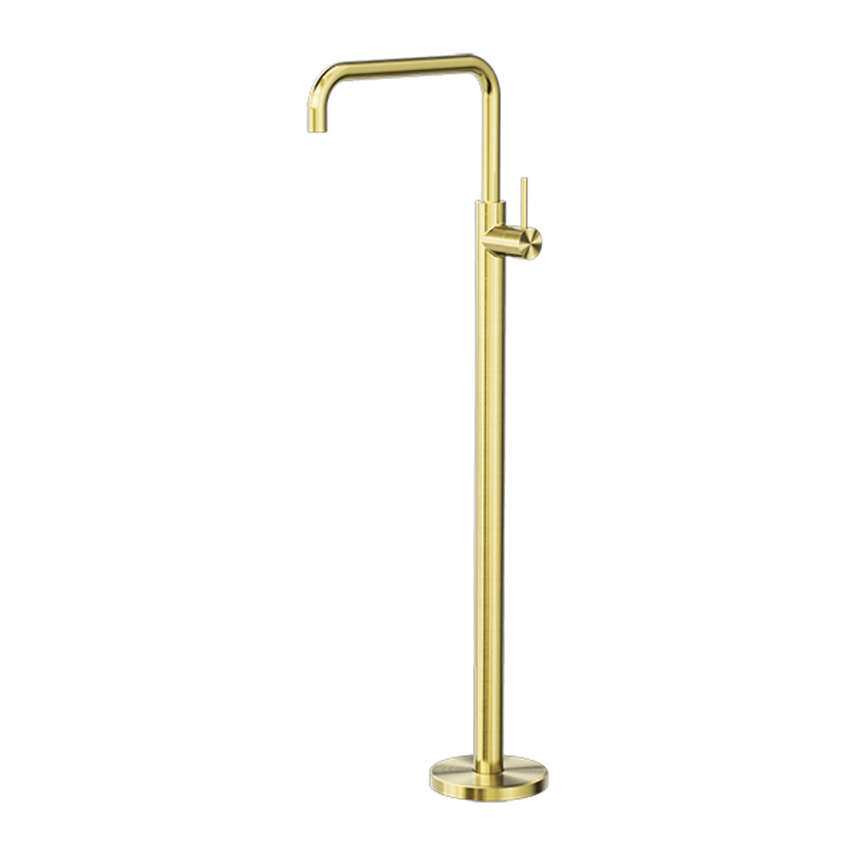 Mecca Freestanding Bath Mixer Square Shape Brushed Gold gallery detail image