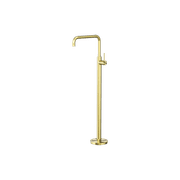 Mecca Freestanding Bath Mixer Square Shape Brushed Gold gallery detail image