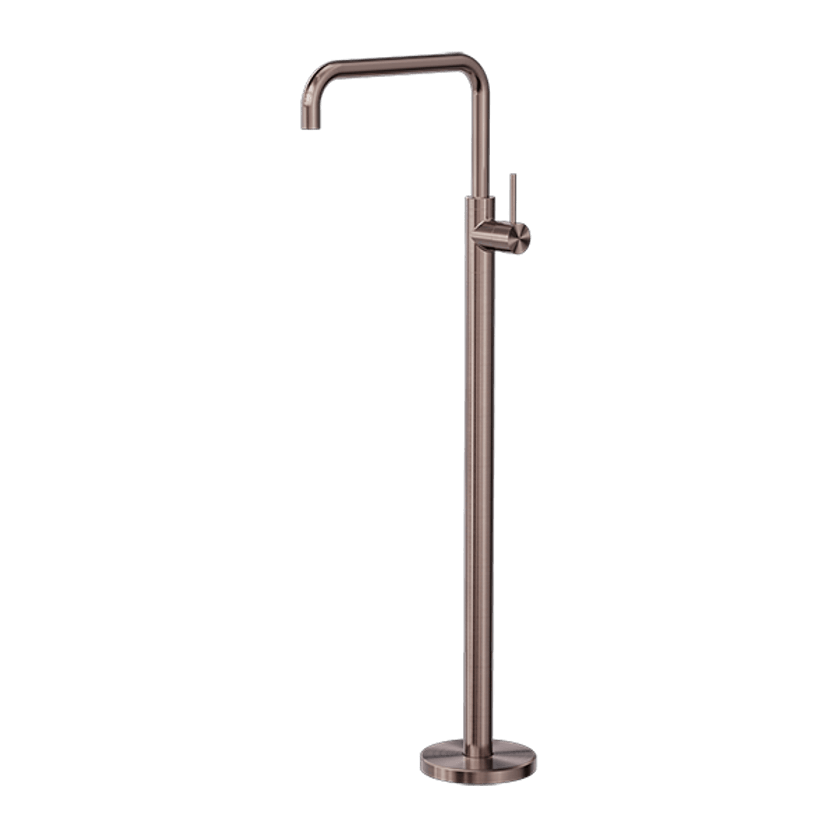 Mecca Freestanding Bath Mixer Square Shape Brushed Bronze gallery detail image