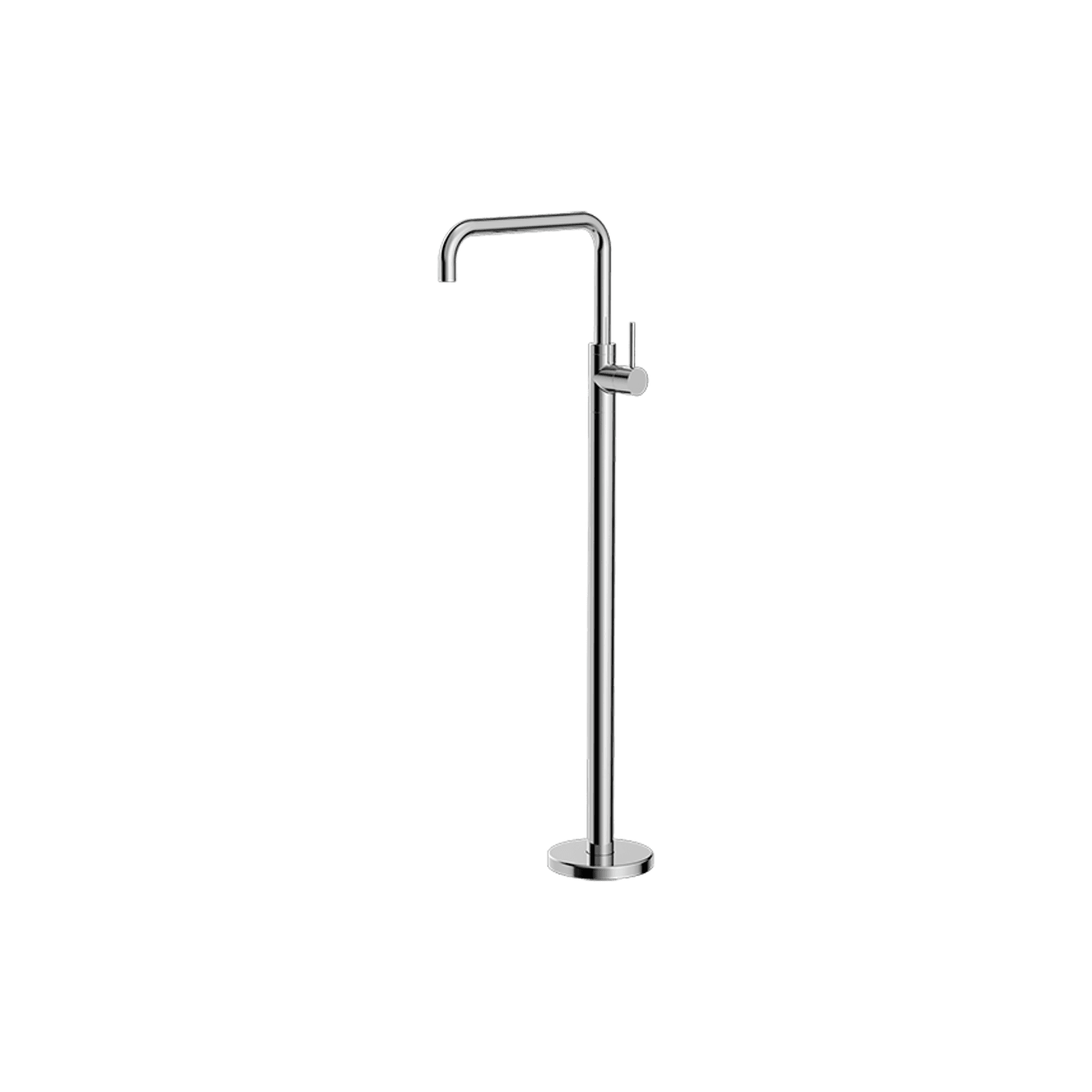 Mecca Freestanding Bath Mixer Square Shape Chrome gallery detail image