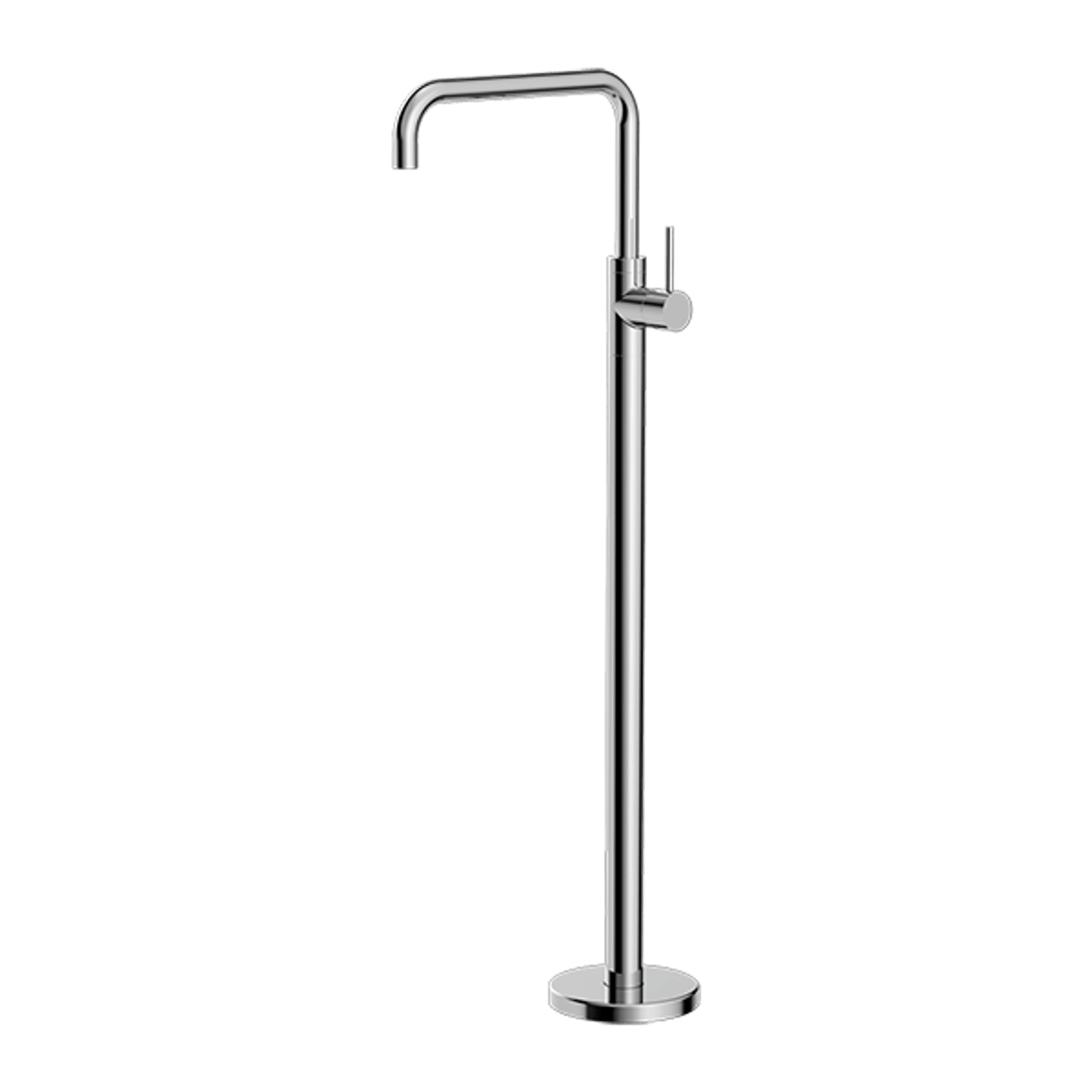 Mecca Freestanding Bath Mixer Square Shape Chrome gallery detail image