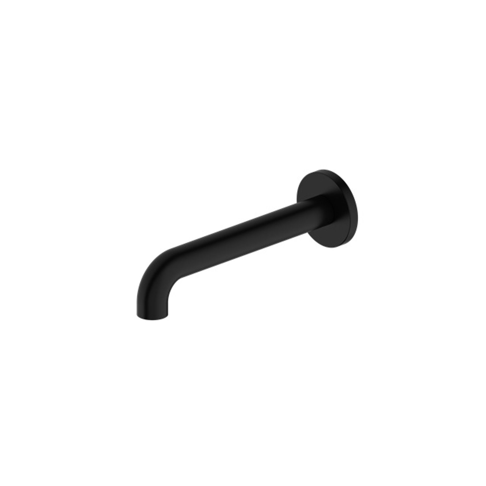 Mecca Basin/Bath Spout Only 185mm Matte Black gallery detail image