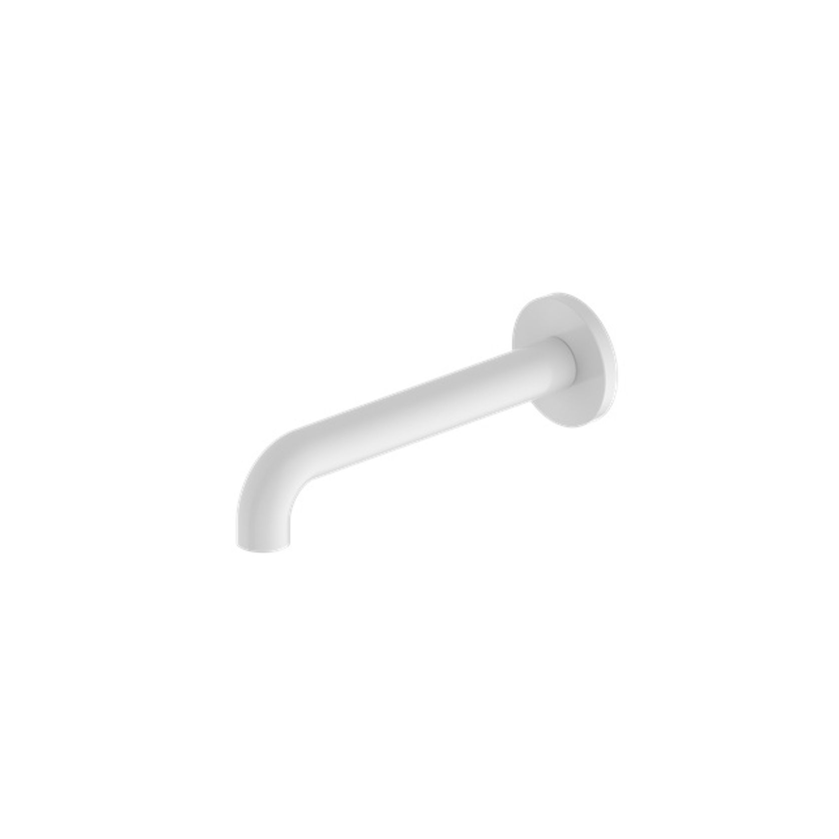 Mecca Basin/Bath Spout Only 185mm Matte White gallery detail image