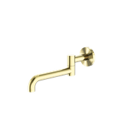 Mecca Wall Mounted Swivel Bath Spout Only 225mm Brushed Gold gallery detail image