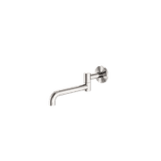 Mecca Wall Mounted Swivel Bath Spout Only 225mm Brushed Nickel gallery detail image