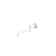 Mecca Wall Mounted Swivel Bath Spout Only 225mm Matte White gallery detail image