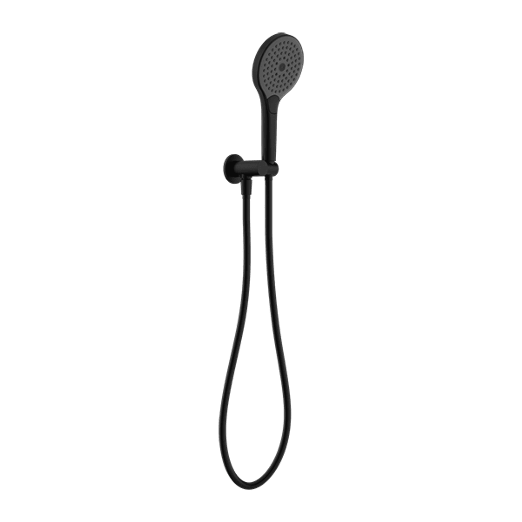 Mecca Shower On Bracket With Air Shower II Matte Black gallery detail image