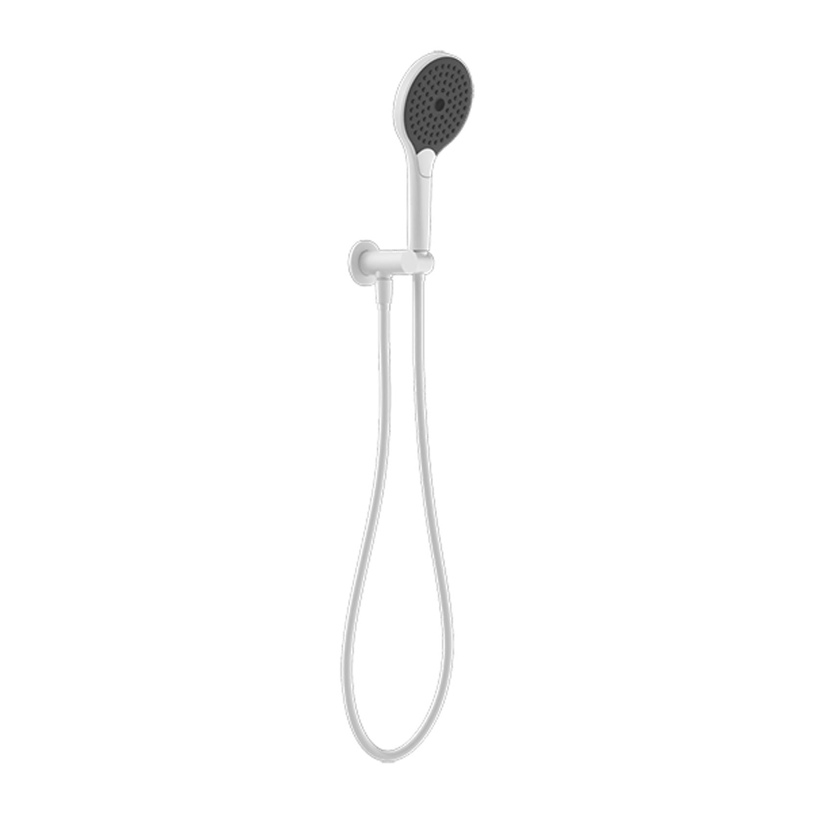 Mecca Shower On Bracket With Air Shower II Matte White gallery detail image