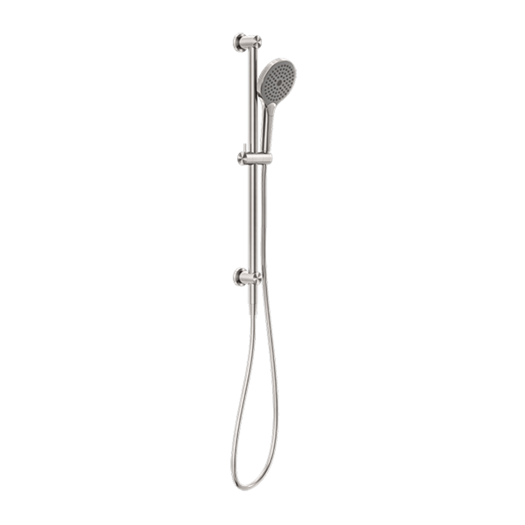 Mecca Shower Rail With Air Shower II Brushed Nickel gallery detail image