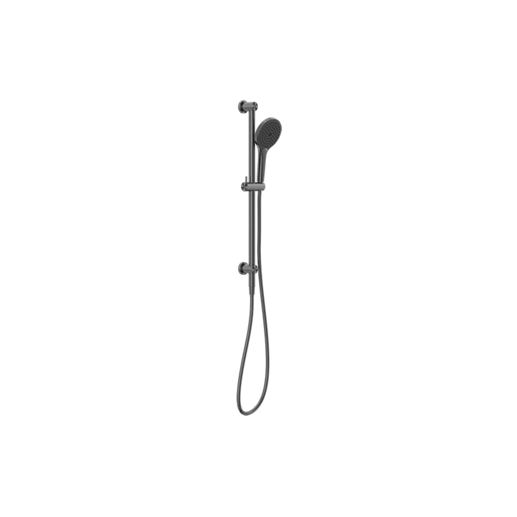 Mecca Shower Rail With Air Shower II Gun Metal gallery detail image