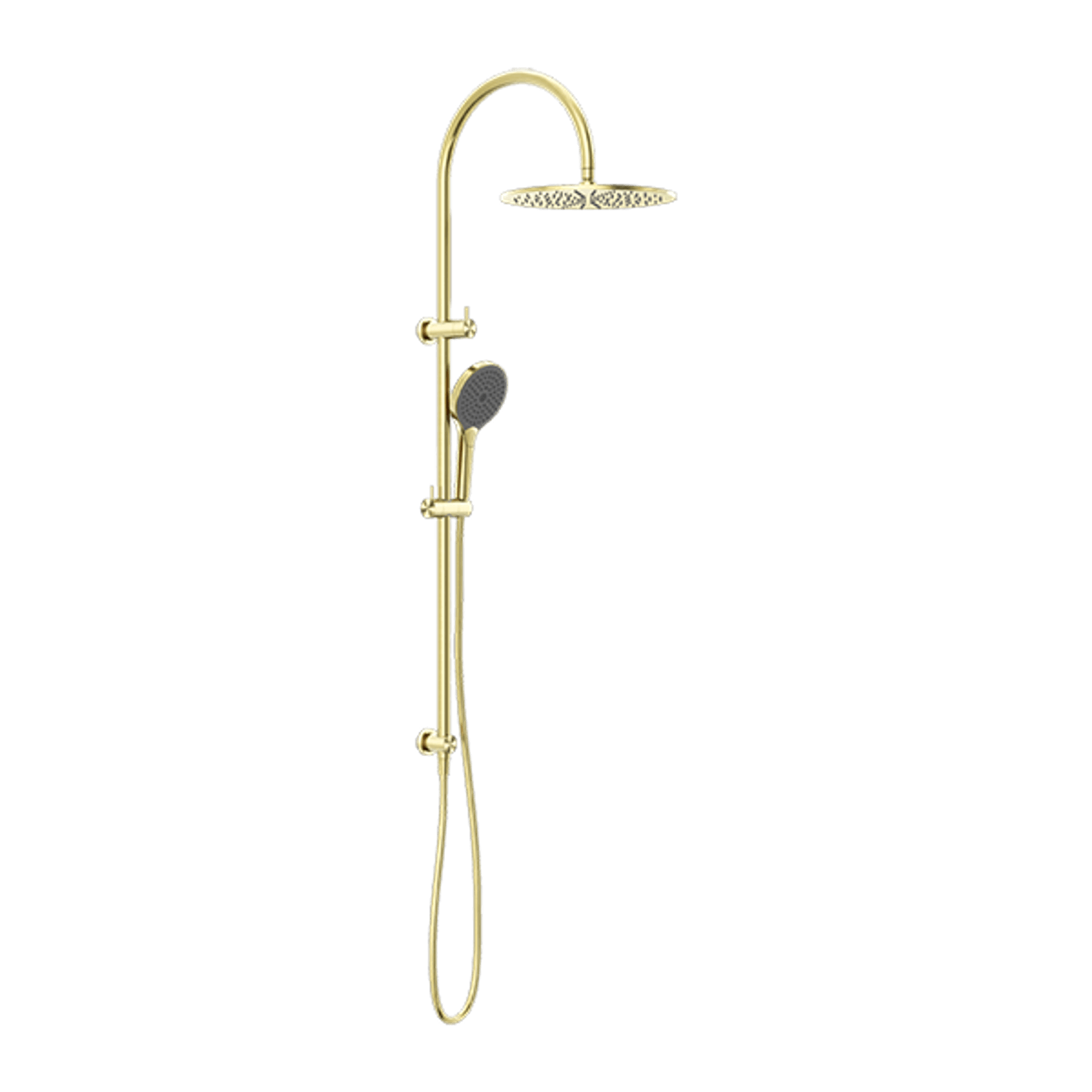 Mecca Twin Shower With Air Shower II Brushed Gold gallery detail image