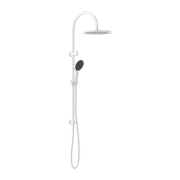 Mecca Twin Shower With Air Shower II Matte White gallery detail image