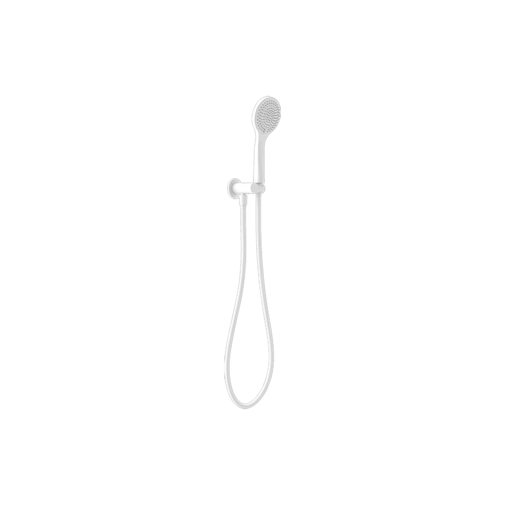 Mecca Shower On Bracket With Air Shower Matte White gallery detail image