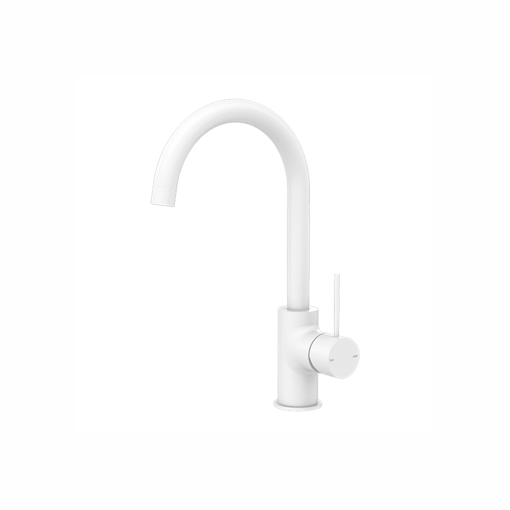 Mecca Kitchen Mixer Matte White gallery detail image