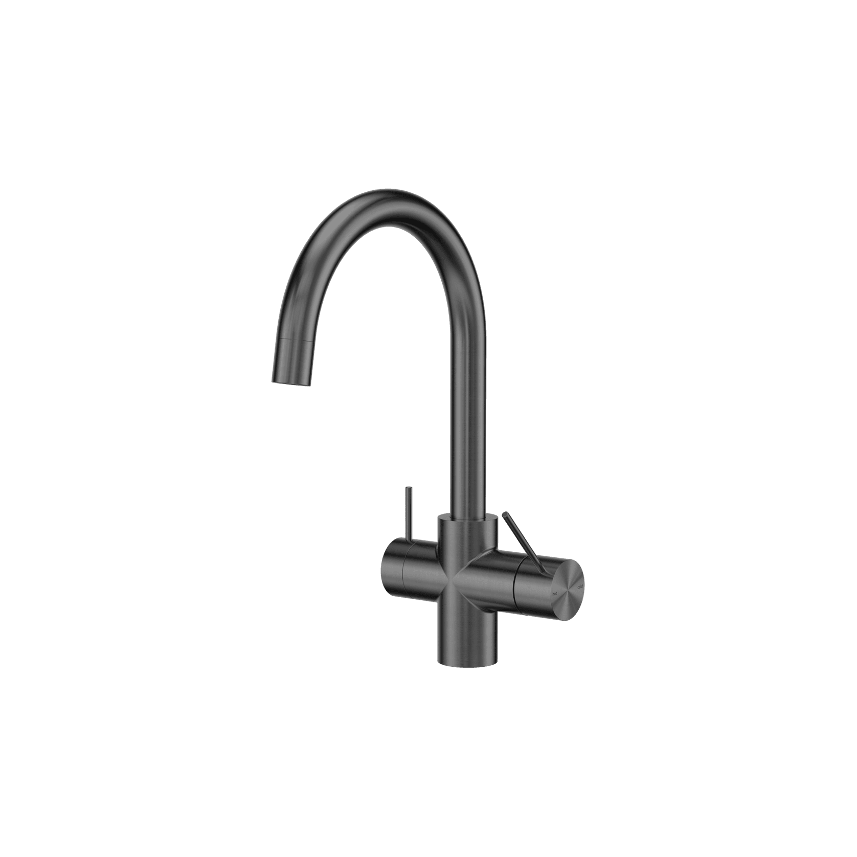 Mecca 3 Way Filtered Mixer Tap Gun Metal gallery detail image