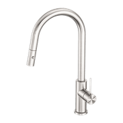 Mecca Pull Out Sink Mixer With Vegie Spray Function Brushed Nickel gallery detail image