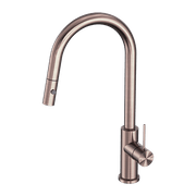 Mecca Pull Out Sink Mixer With Vegie Spray Function Brushed Bronze gallery detail image