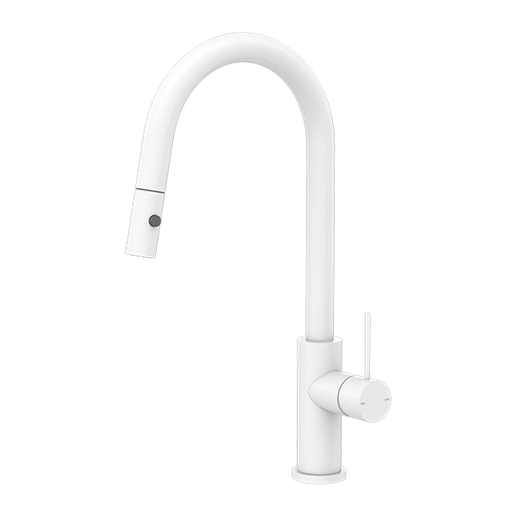 Mecca Pull Out Sink Mixer With Vegie Spray Function Matte White gallery detail image